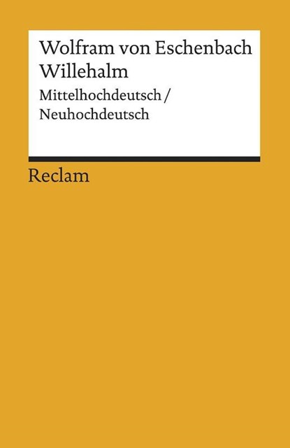 Willehalm, Wolfram Von Eschenbach - Paperback - 9783150194621