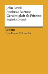 Justice as Fairness / Gerechtigkeit als Fairness - John Rawls - 9783150195864