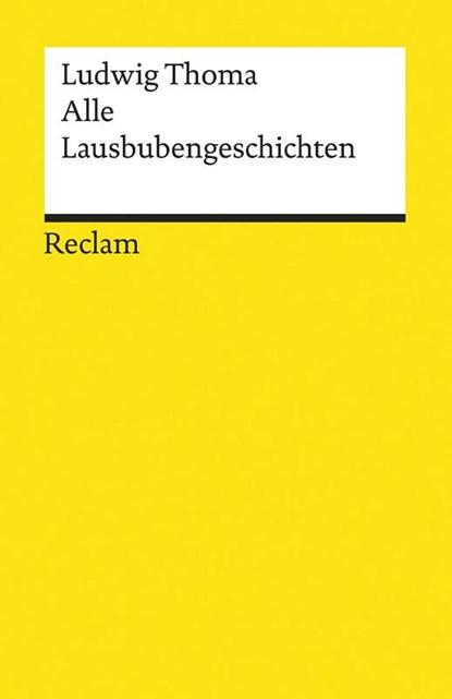 Alle Lausbubengeschichten, Ludwig Thoma - Paperback - 9783150196854