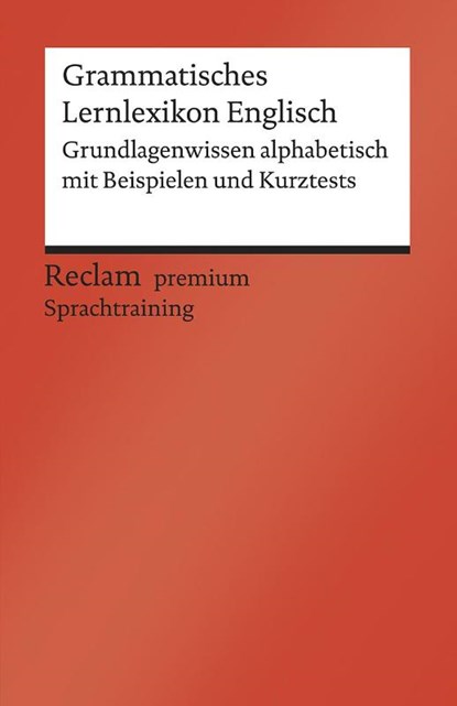 Grammatisches Lernlexikon Englisch, Andrew Williams - Paperback - 9783150199848