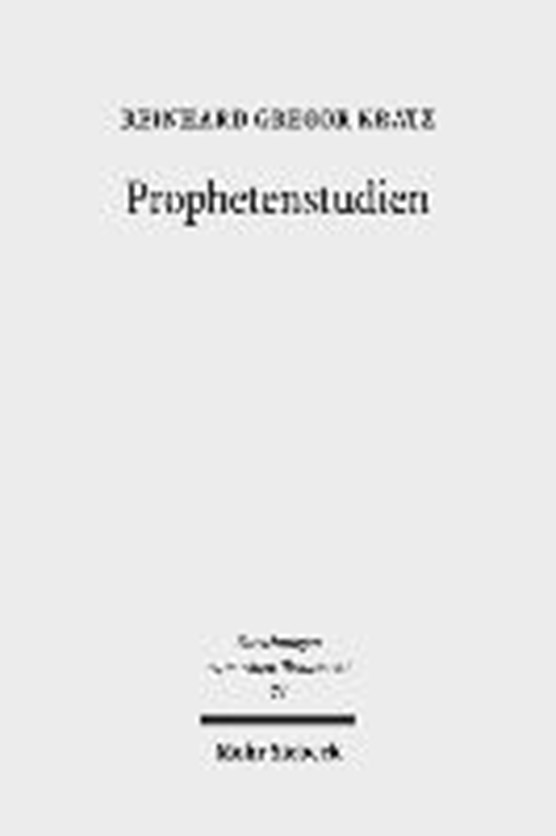Kratz, R: Prophetenstudien