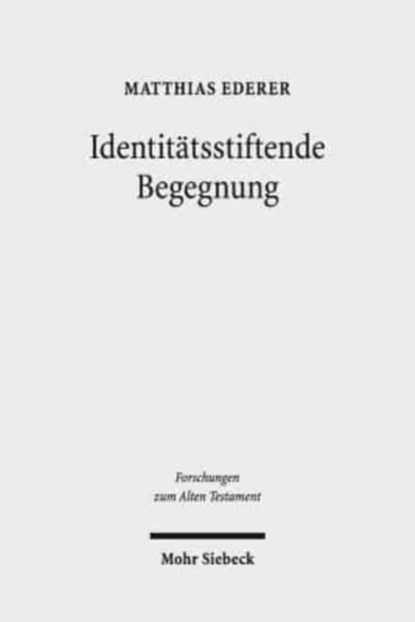 Identitatsstiftende Begegnung, Matthias Ederer - Gebonden - 9783161554131
