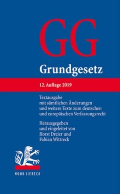 Grundgesetz, Horst Dreier ; Fabian Wittreck - Paperback - 9783161581823