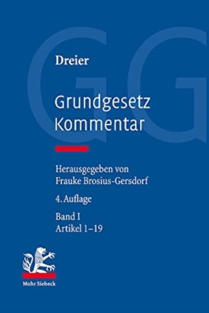 Grundgesetz-Kommentar, Horst Dreier - Gebonden - 9783161582158