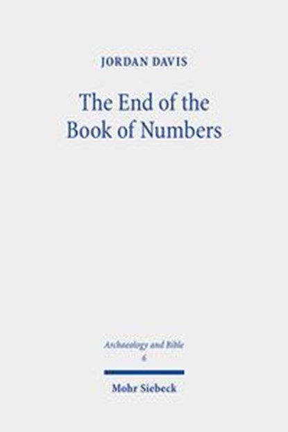 The End of the Book of Numbers, Jordan Davis - Paperback - 9783161618567