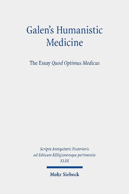 Galen's Humanistic Medicine, Aileen R. Das - Gebonden - 9783161619571