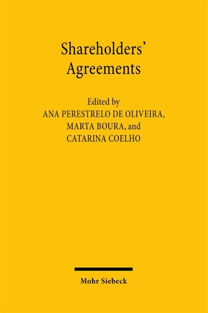 Shareholders' Agreements, Ana Perestrelo de Oliveira ; Marta Boura ; Catarina Coelho - Paperback - 9783162000521