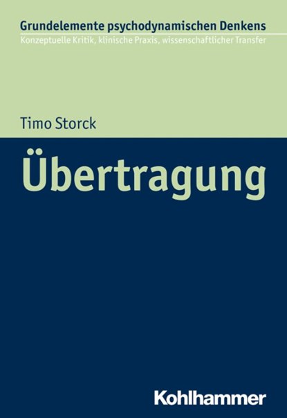Übertragung, Timo Storck - Paperback - 9783170375710