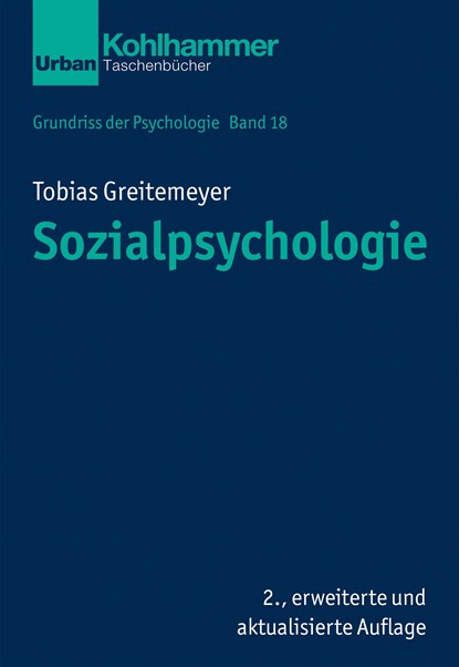 Sozialpsychologie, Tobias Greitemeyer - Paperback - 9783170394803