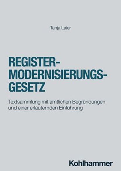 Registermodernisierungsgesetz, Tanja Laier - Ebook - 9783170425309