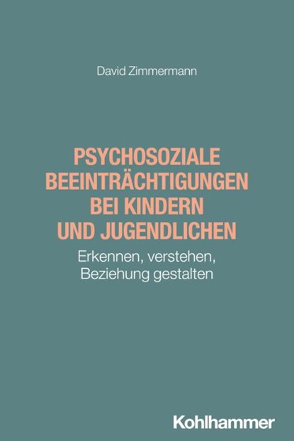Psychosoziale Beeinträchtigungen bei Kindern und Jugendlichen, David Zimmermann - Paperback - 9783170453289