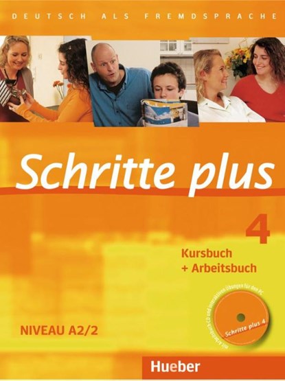 Schritte plus 4. Kursbuch + Arbeitsbuch mit Audio-CD zum Arbeitsbuch, Silke Hilpert ; Daniela Niebisch ; Franz Specht ; Monika Reimann - Paperback - 9783190119141