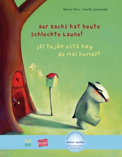 Der Dachs hat heute schlechte Laune! Kinderbuch Deutsch-Spanisch, Moritz Petz ; Amélie Jackowski - Gebonden - 9783197795966