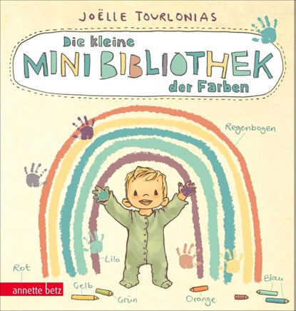 Die kleine Mini-Bibliothek der Farben - Ein Pappbilderbuch Farben-Lernen (Die Mini-Bibliothek der Wörter), Joëlle Tourlonias - Gebonden - 9783219120455