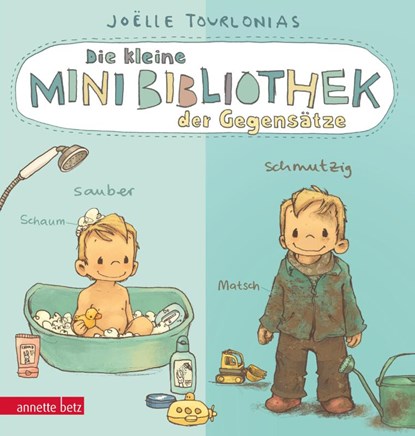 Die kleine Mini-Bibliothek der Gegensätze - Ein Pappbilderbuch über Gegensätze (Die Mini-Bibliothek der Wörter), Joëlle Tourlonias - Gebonden - 9783219120578