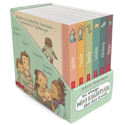 Die winzige Mini-Bibliothek über dich & mich (Die Mini-Bibliothek der Wörter), Joëlle Tourlonias - Gebonden - 9783219120820