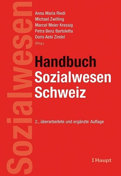 Handbuch Sozialwesen Schweiz, Anna Maria Riedi ; Marcel Meier Kressig ; Petra Benz Bartoletta - Gebonden - 9783258079080