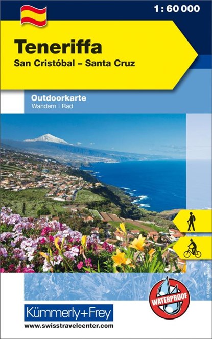 KuF Outdoorkarte Teneriffa 1 : 60 000, niet bekend - Paperback - 9783259007334