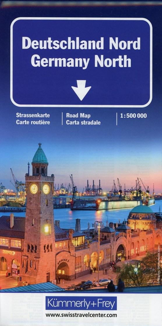 Deutschland Nord 1:500 000 Strassenkarte
