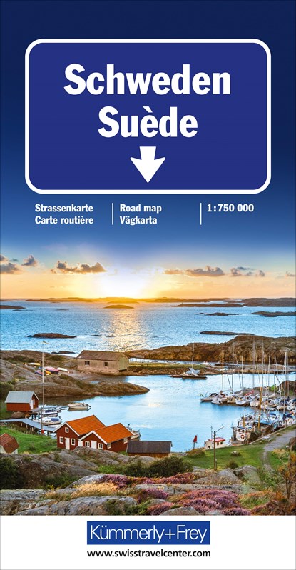 Schweden Strassenkarte 1:750 000, Hallwag Kümmerly+Frey AG - Overig - 9783259018071
