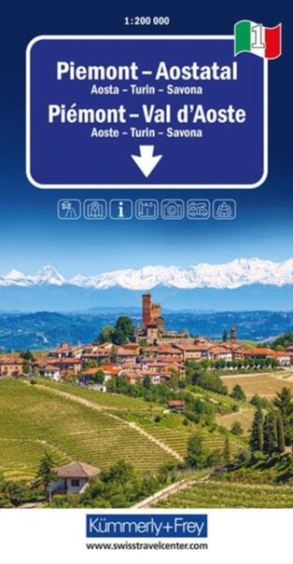 Piedmont / Aosta Valley, Hallwag Kümmerly+Frey AG - Gebonden - 9783259018354