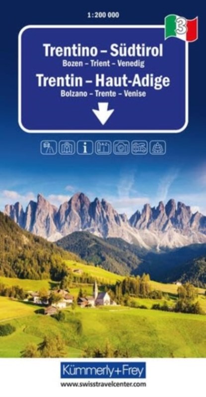 Trentino / Alto Adige / South Tirol, Hallwag Kümmerly+Frey AG - Gebonden - 9783259018361