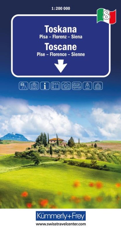 Tuscany Map, Hallwag Kümmerly+Frey AG - Gebonden - 9783259018378