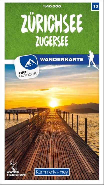Zürichsee - Zugersee 13 Wanderkarte 1:40 000 matt laminiert, niet bekend - Gebonden - 9783259023136