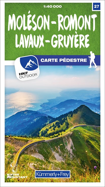 Moléson - Romont - Lavaux - Gruyère Nr. 27 Wanderkarte 1:40 000, Hallwag Kümmerly+Frey AG - Overig - 9783259023273