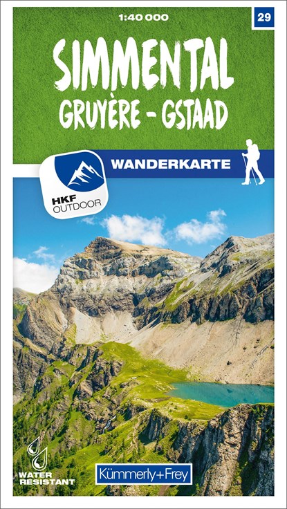 Simmental / Gruyère - Gstaad 29 Wanderkarte 1:40 000 matt laminiert, niet bekend - Gebonden - 9783259023297