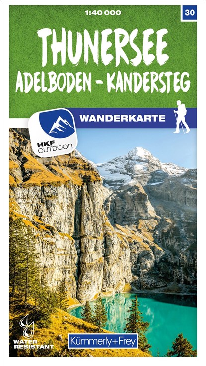 Thunersee / Adelboden - Kandersteg 30 Wanderkarte 1:40 000 matt laminiert, niet bekend - Gebonden - 9783259023303