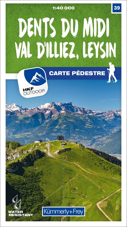 Dents du Midi, Val d'Illiez, Leysin 39 Wanderkarte 1:40 000 matt laminiert, niet bekend - Gebonden - 9783259023396
