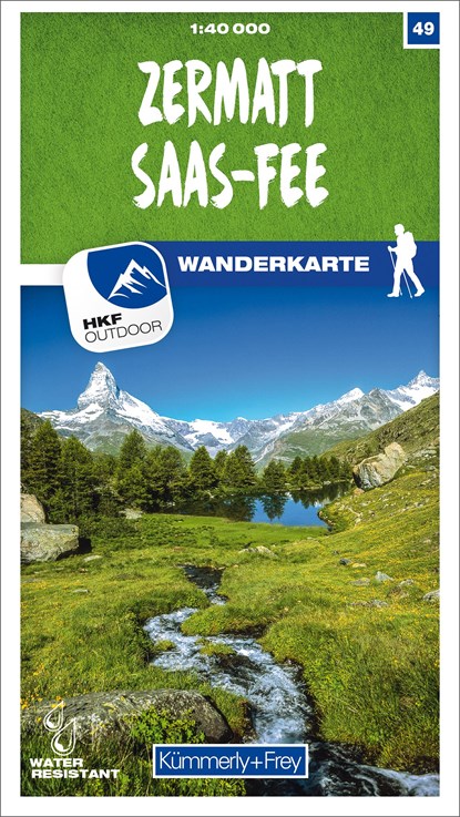 Zermatt - Saas-Fee 49 Wanderkarte 1:40 000 matt laminiert, niet bekend - Overig - 9783259023495