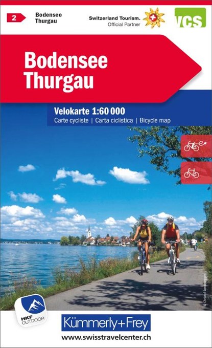 KuF Schweiz Radkarte 02 Bodensee - Thurgau 1 : 60 000, niet bekend - Gebonden - 9783259024027