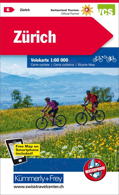 KuF Schweiz Radkarte 06 Zürich 1 : 60 000, niet bekend - Gebonden - 9783259024065
