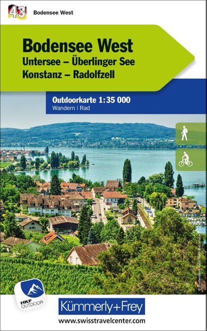 Lake Constance West, Hallwag Kümmerly+Frey AG - Gebonden - 9783259026014