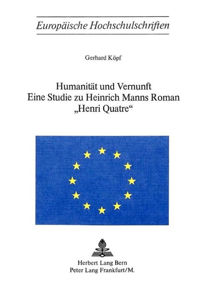 Humanitaet und Vernunft, Kopf Gerhard Kopf - Paperback - 9783261016683
