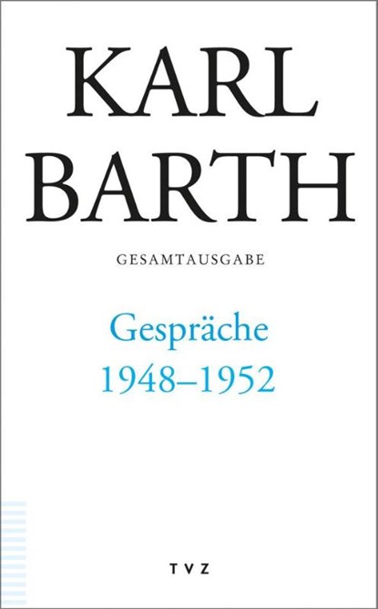 Gespräche 1948-1952, Karl Barth - Gebonden - 9783290187101