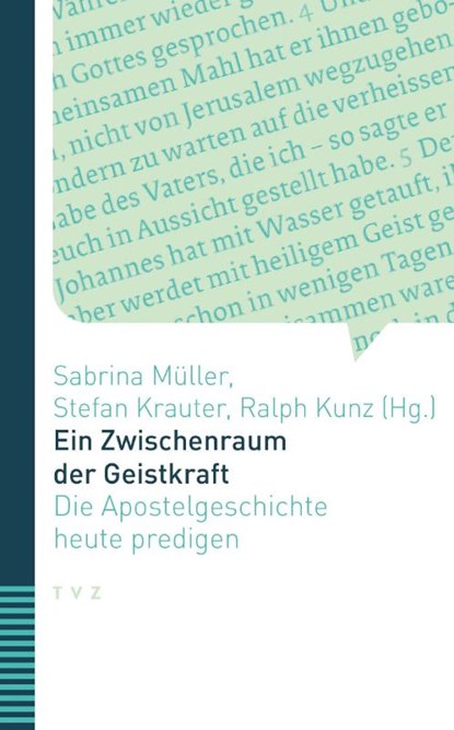 Ein Zwischenraum der Geistkraft, Sabrina Müller ; Stefan Krauter ; Ralph Kunz - Paperback - 9783290187712