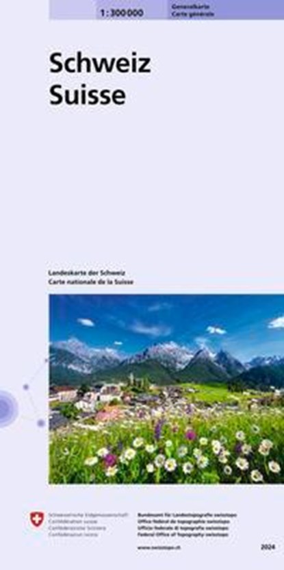 Generalkarte der Schweiz 1:300 000, niet bekend - Gebonden - 9783302000503