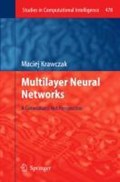 Multilayer Neural Networks | Maciej Krawczak | 