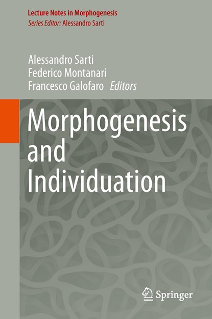 Morphogenesis and Individuation, niet bekend - Gebonden - 9783319051000