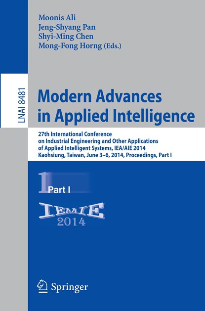 Modern Advances in Applied Intelligence, niet bekend - Paperback - 9783319074542