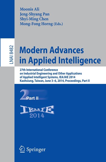 Modern Advances in Applied Intelligence, niet bekend - Paperback - 9783319074665