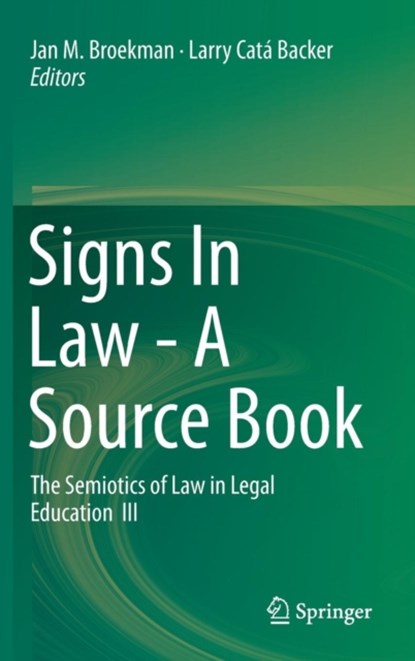 Signs In Law - A Source Book, niet bekend - Gebonden - 9783319098364