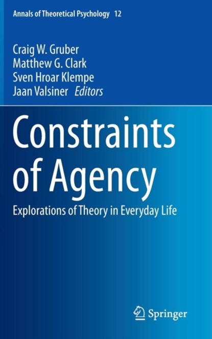 Constraints of Agency, niet bekend - Gebonden - 9783319101293