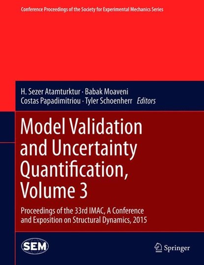 Model Validation and Uncertainty Quantification, Volume 3, niet bekend - Gebonden - 9783319152233