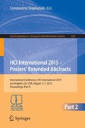 HCI International 2015 - Posters' Extended Abstracts | Constantine Stephanidis | 