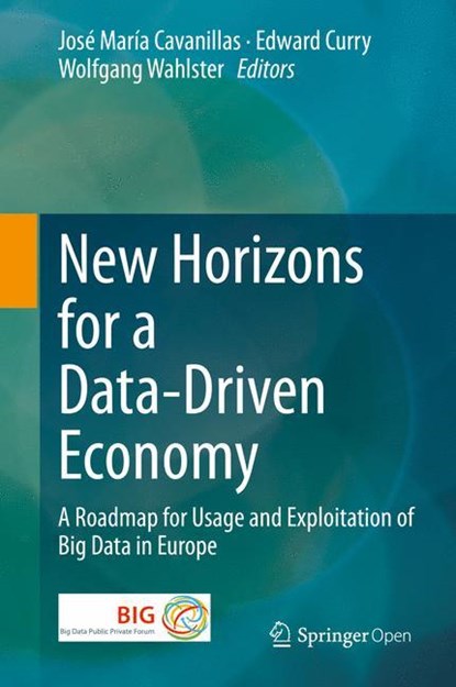 New Horizons for a Data-Driven Economy, Jose Maria Cavanillas ; Edward Curry ; Wolfgang Wahlster - Gebonden - 9783319215686