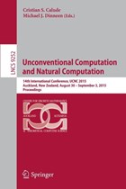 Unconventional Computation and Natural Computation | Calude, Cristian S. ; Dinneen, Michael J. | 